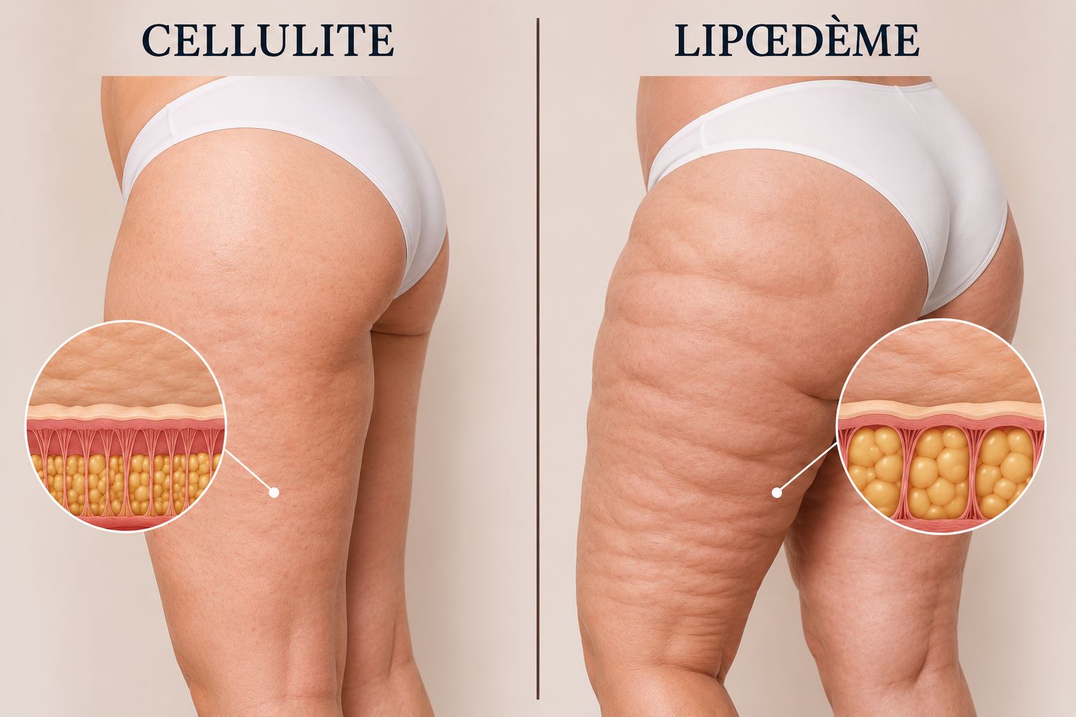 Lipœdème ou cellulite : comment faire la différence ?